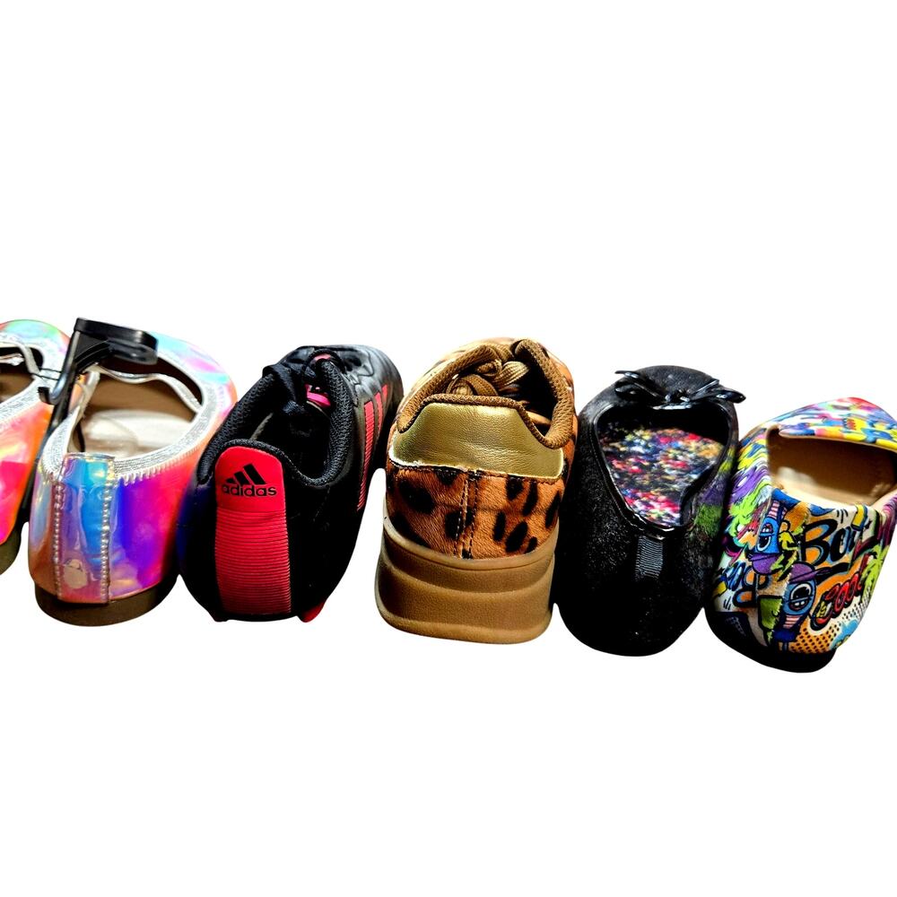 Wonder Nation + More Girl's Size 4 4.5 Flats Cleats Tennis Shoes Bulk Lot of 5 - Picture 10 of 11